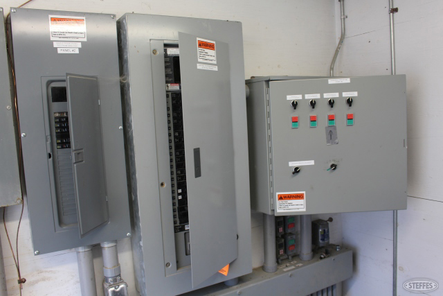 (3) Panels in electrical shed